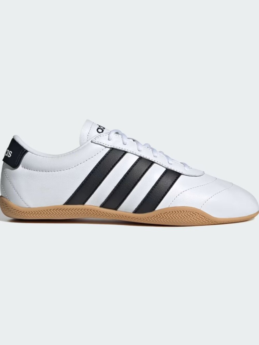 NWT Adidas Women's Grand Court Lo 'White Black Gum' Shoes JQ9688